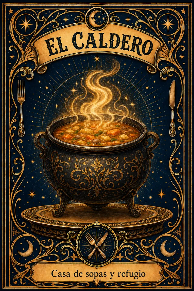 Tarjeta El Caldero de Arcana del Antojo
